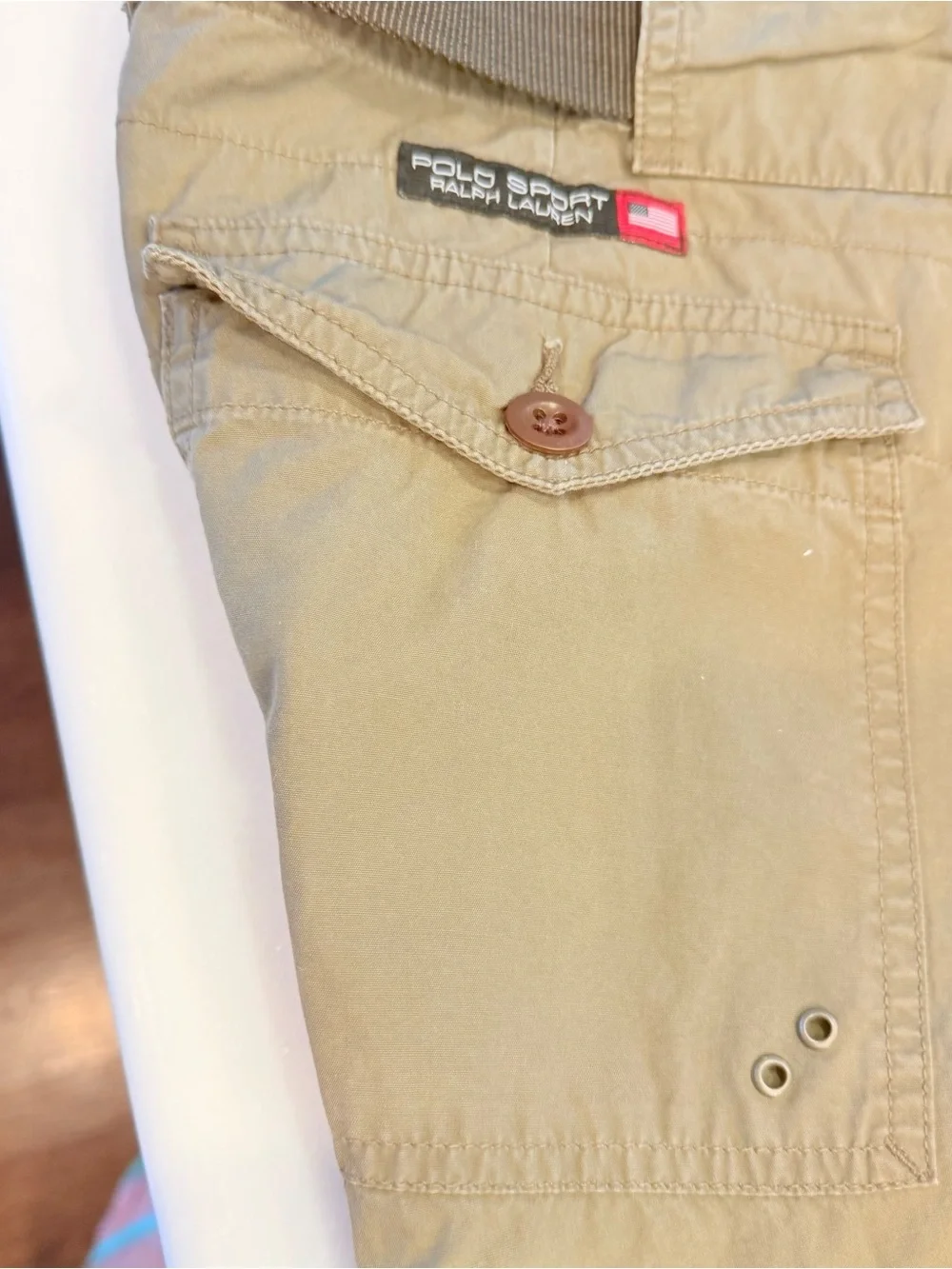 Polo Sport Ralph Lauren VTG Pants Mens Cargo Military Sz 33 NWT